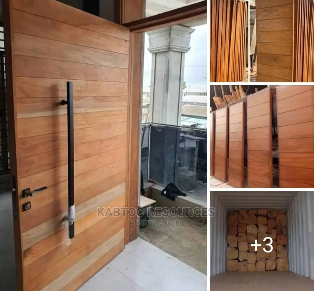 Natural Mahogany Doors