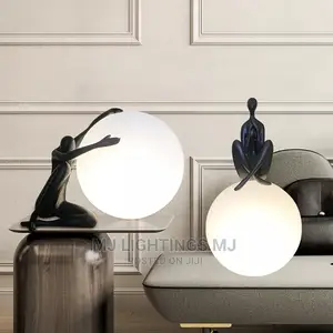 Modern Art Portrait Sculpture Decoration Table Lamps