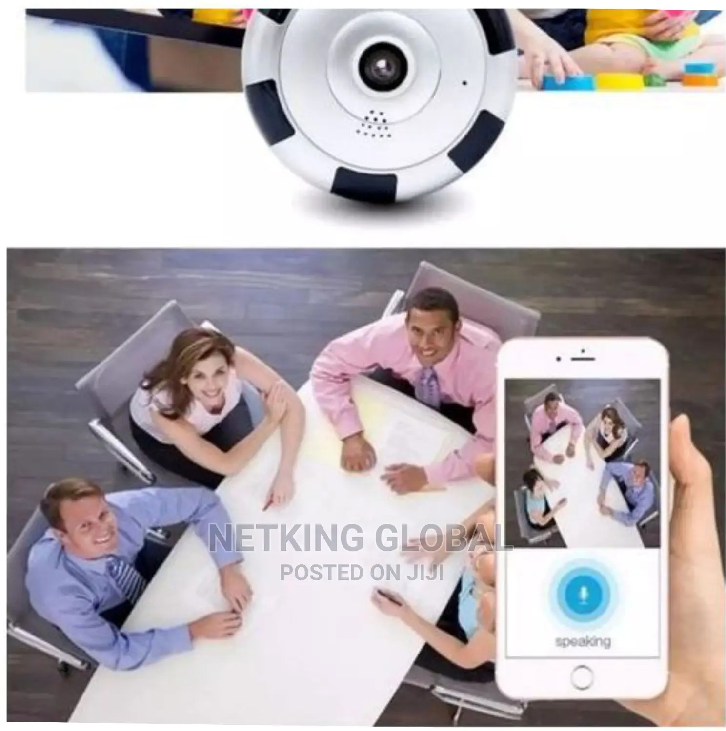 360 Degree Panoramic Wifi Wireless Camera