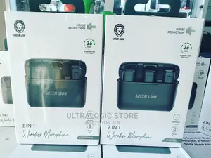 Green Lion 2 in 1 Wireless Microphone for iPhone and Android
