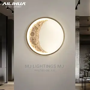 Beside Moon Mural Lamp.