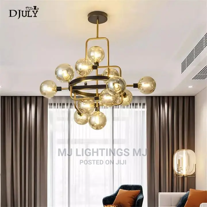 Modern Pendant Bubble Ball LED Chandelier Light.