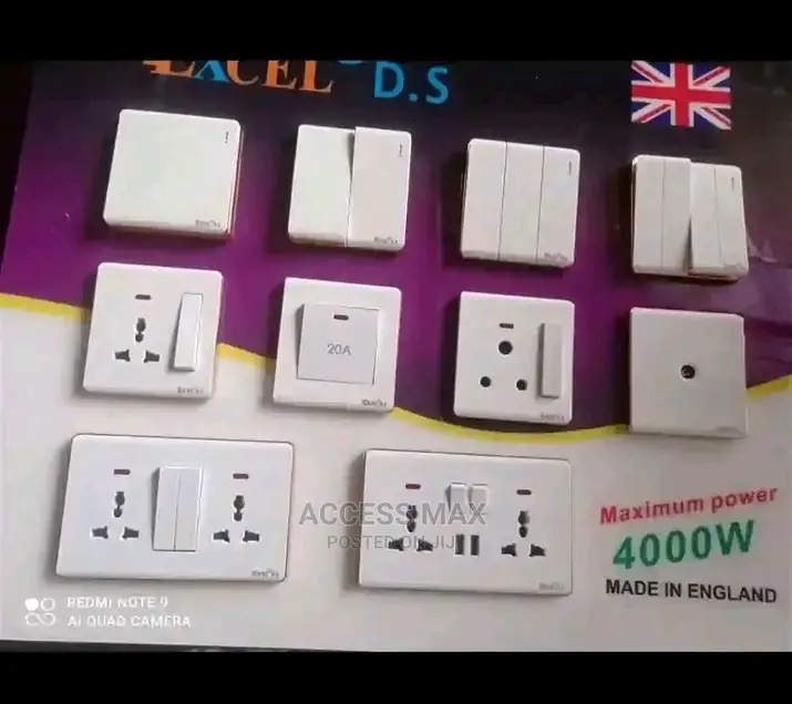 Original 1gang Switch 2gang Switch 13amps Socket