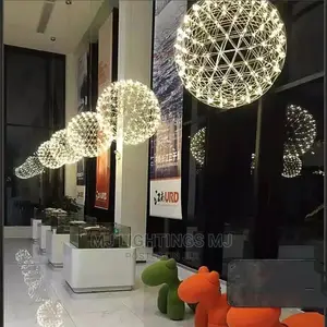 800mm New Remote Modern Spark Ball Led Ceiling Chandelier.