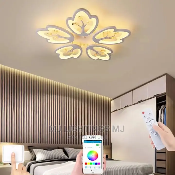 Modern Leaf Design Ceiling LED Lamp