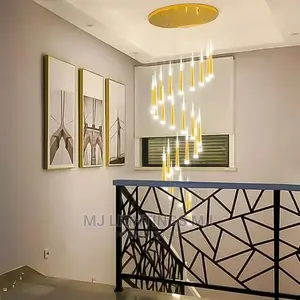 Modern Luxury Led Golden Crystal Light.