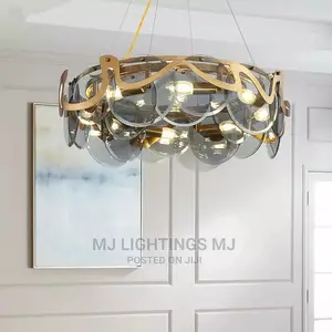 Nordic Modern Dining Room Luxury Straight E14 LED Pendant.
