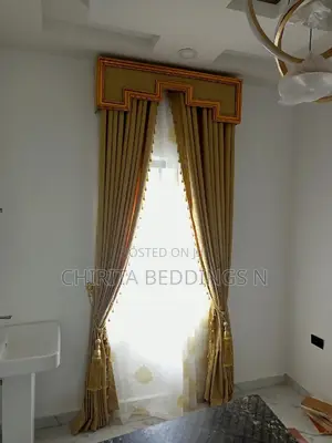 Board, Trim-Laced Curtains and Fancy Inner