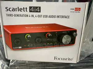 Focusrite Scarlett 4i4 Usb Audio Interface (3rd Generation)