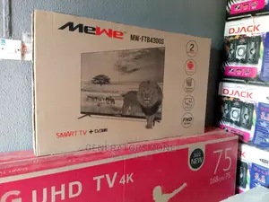 Newly Produced Mewe Smart Frameless 43 Inch TV| MW-FTB300S