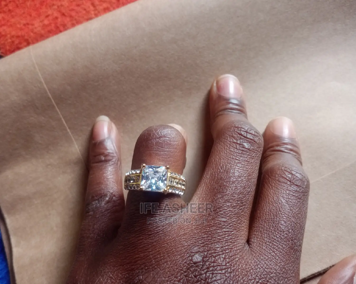 Ladies Sterling Gold Proposal Ring - 001