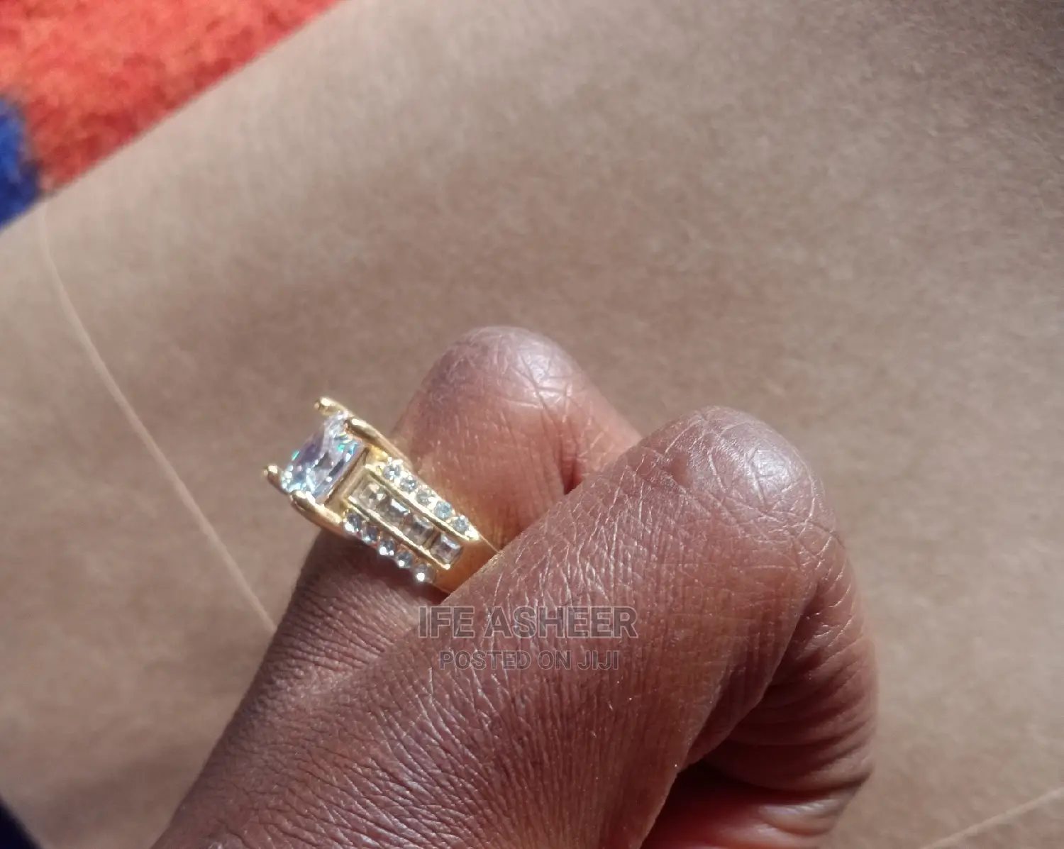 Ladies Sterling Gold Proposal Ring - 001