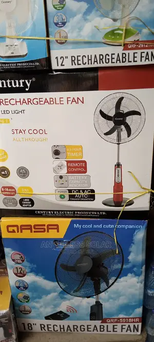 18" Rechargeable Fan