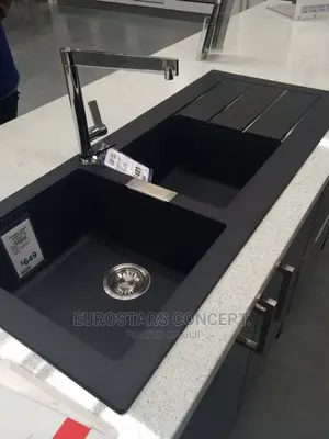 Double Marble Kitchen Sink