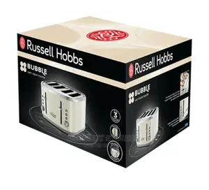 RUSSELL HOBBS Bubble 4 Slice Toaster.Defrost, Cancel, Reheat