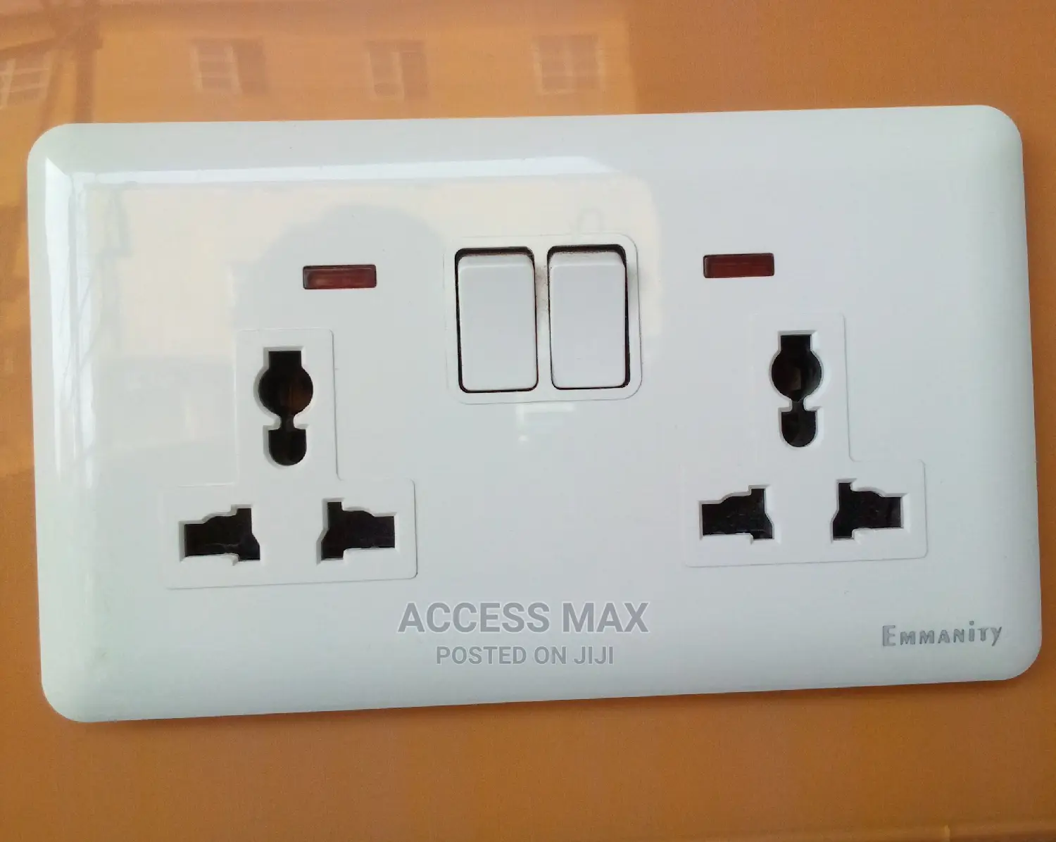 13amps Double Socket White Body.