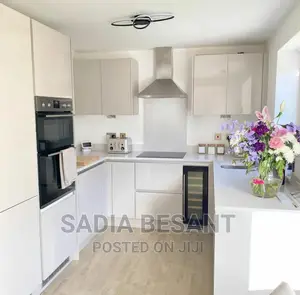Contemporary Kitchen Cabinet Design With Accessories
