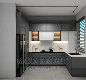 Luxury Kitchen Cabinet Design With Accessories