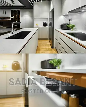 Modern Luxury Kitchen Cabinet Design With Accessories