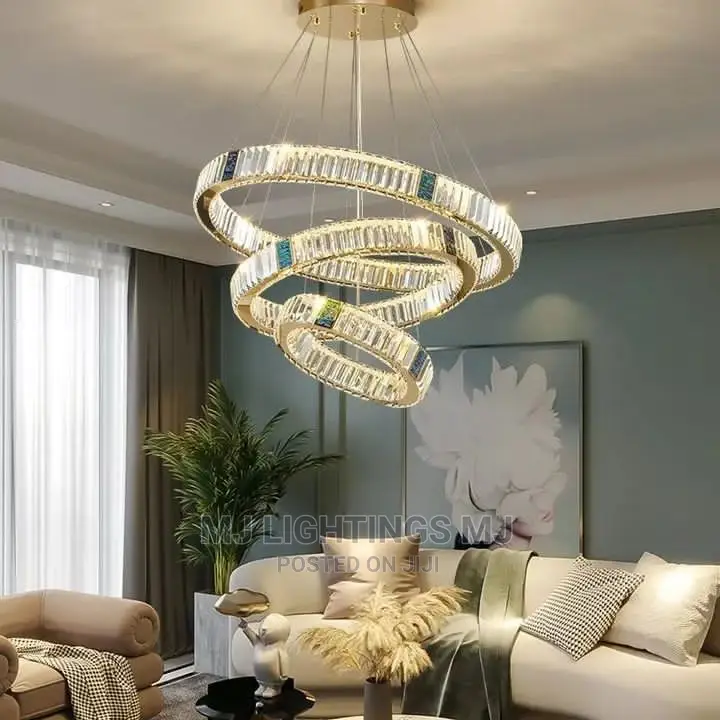 Pure Crystal LED Light for Living Room