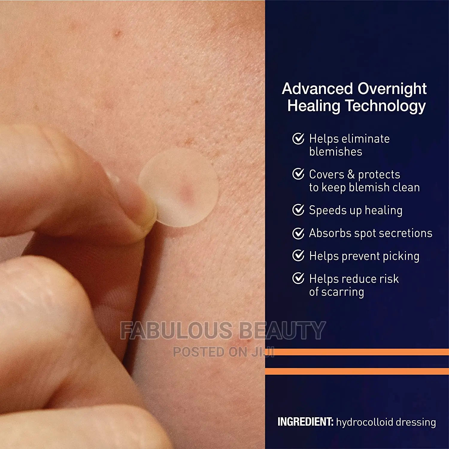 Panoxyl Overnight Spot Patches Pimple Patch Clear 40patches