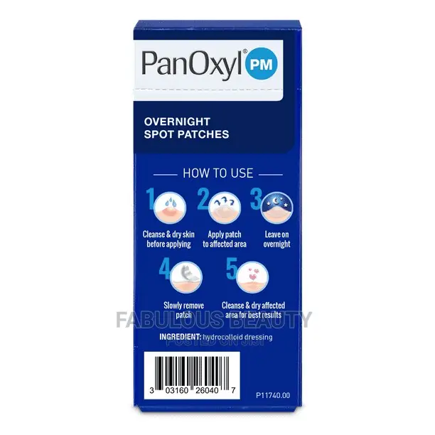 Panoxyl Overnight Spot Patches Pimple Patch Clear 40patches