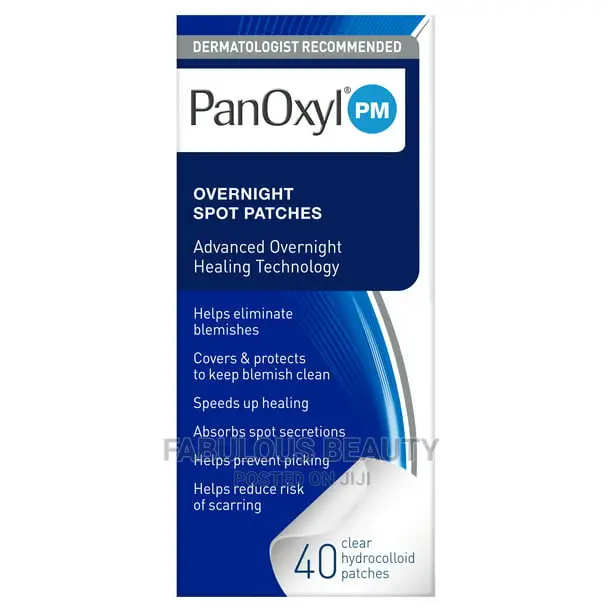 Panoxyl Overnight Spot Patches Pimple Patch Clear 40patches