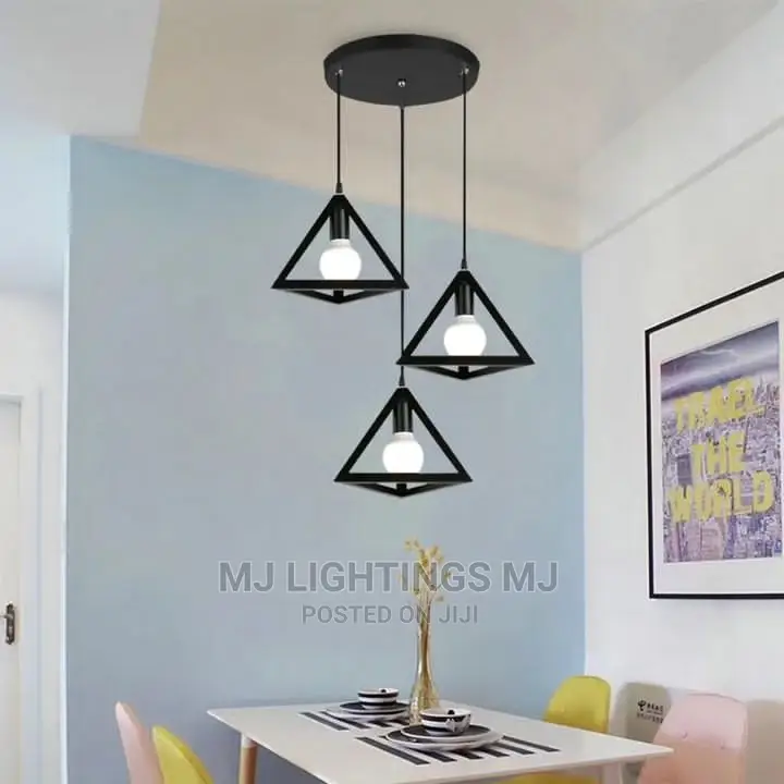 Modern Cage Hanging Pendant Light