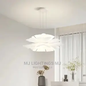 White Flower Chandelier Light.
