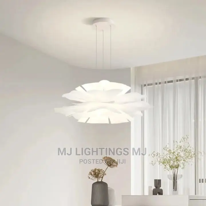 White Flower Chandelier Light.