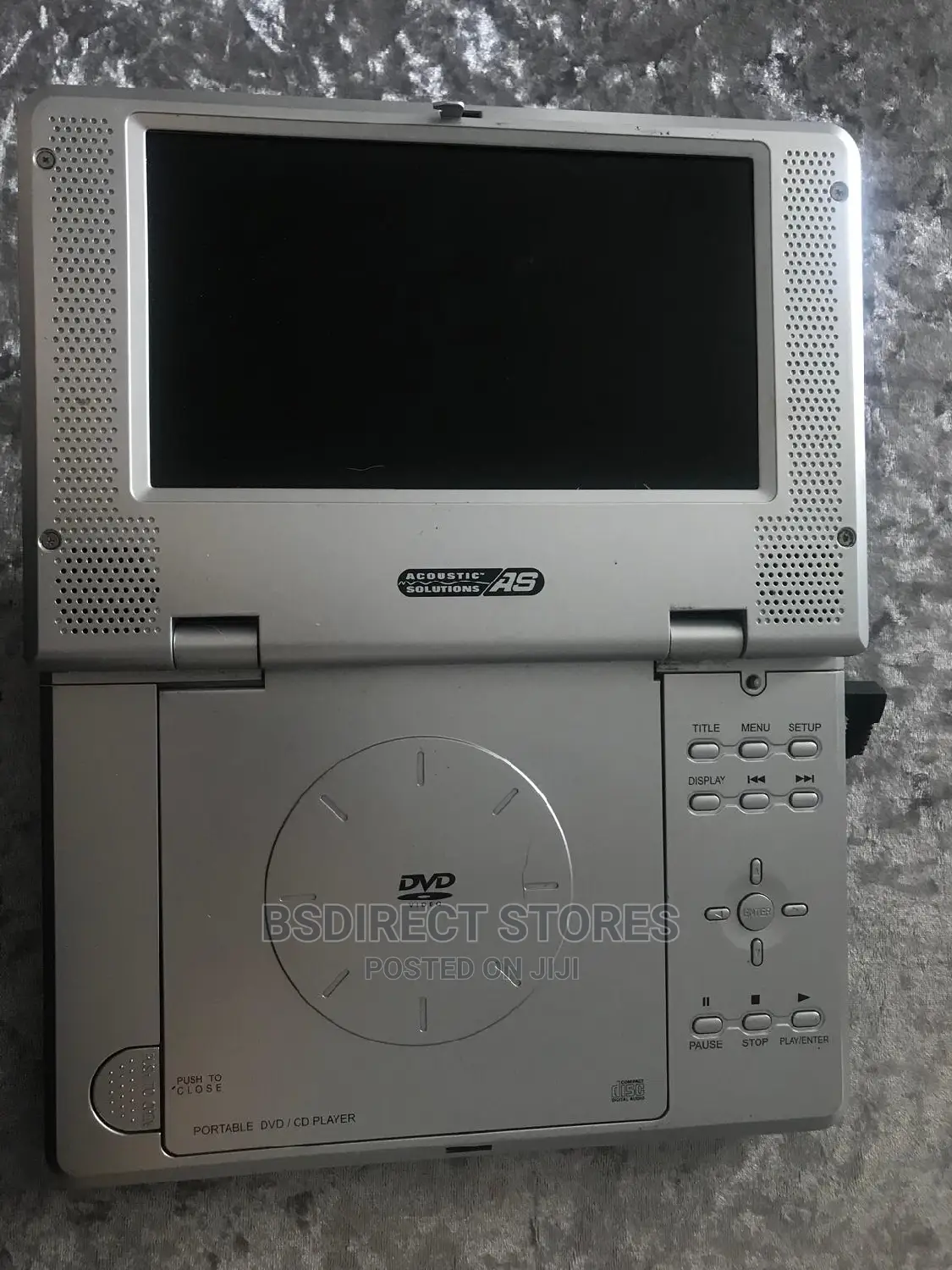 Acoustic Solutions DVD Rechargeable Portable DVD Player (7")