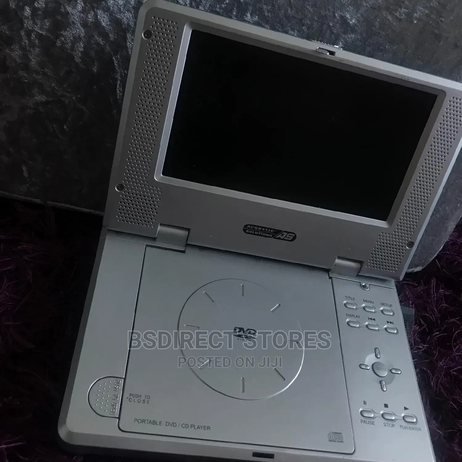 Acoustic Solutions DVD Rechargeable Portable DVD Player (7")