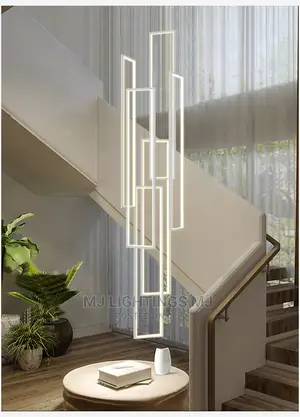 Modern Luster Rectangle LED Chandelier Light.