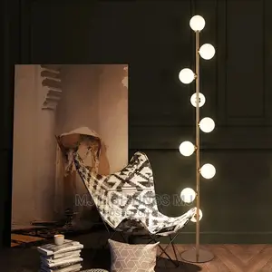 Nordic LED Floor Lamp Fashion Simple Glass Ball.