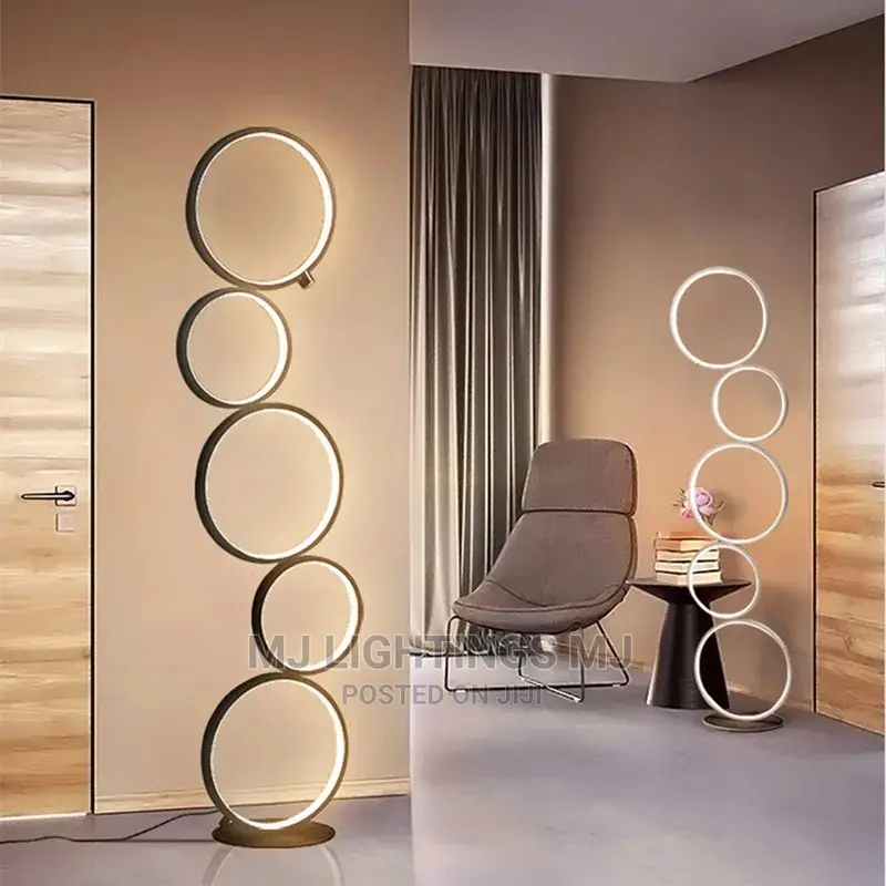 Modern Ring Touch Switch Floor Lamp.