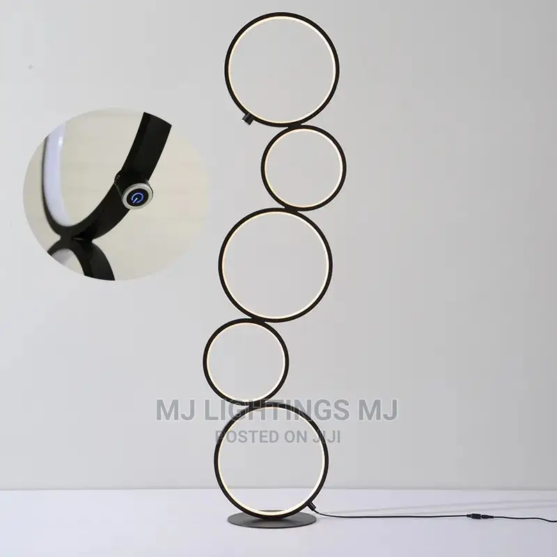 Modern Ring Touch Switch Floor Lamp.