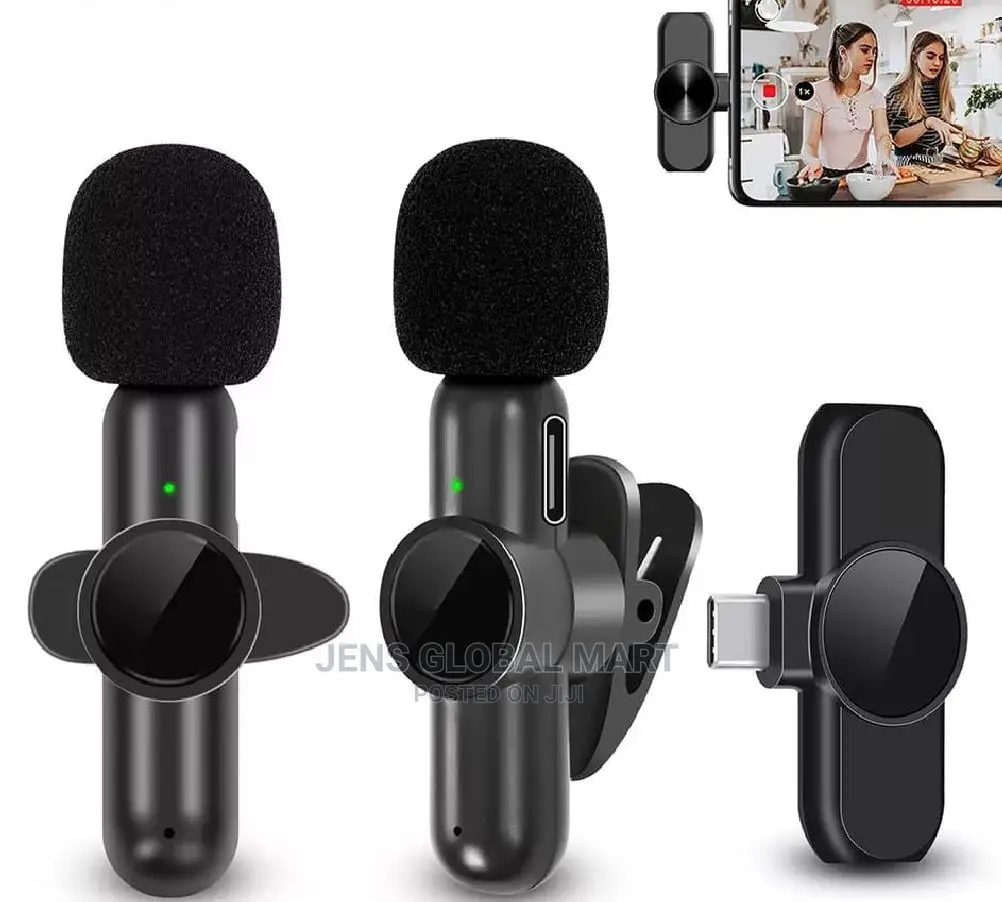 Double Wireless Microphone for Type C and iPhone