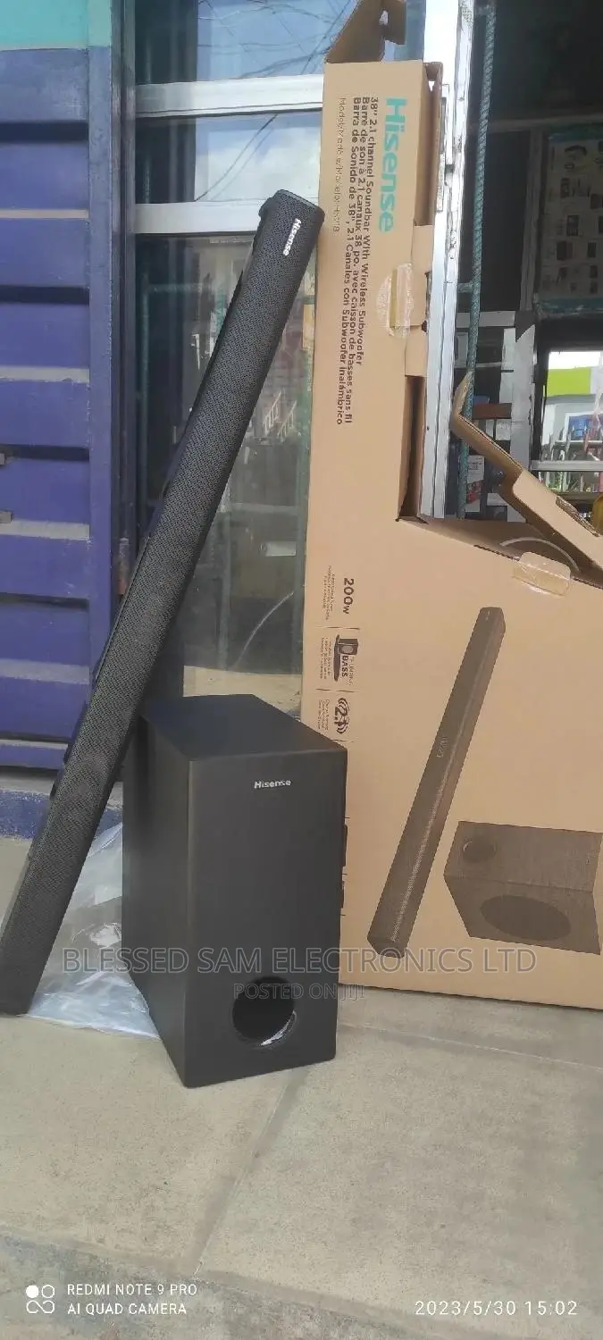 °Hisense 240watts( 2024model ) Sound Bar>Wireless>Bluetooth