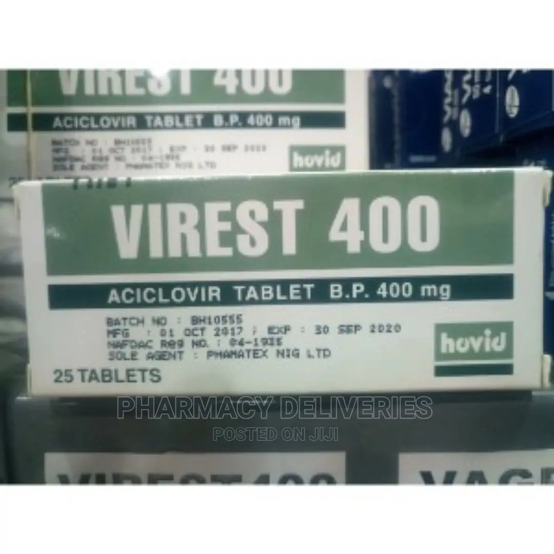 Virest Aciclovir 400 Mg Tablet Available