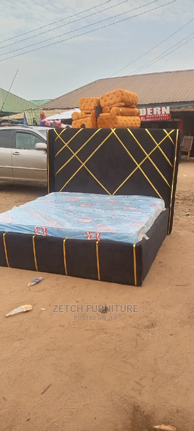 Fully Padded 6x6 Bedframe