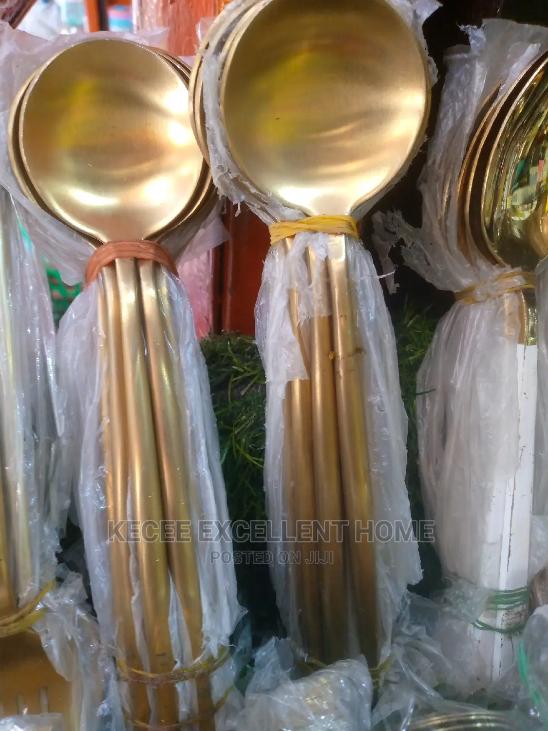 Quality Strong Gold Spoon (Dozen)