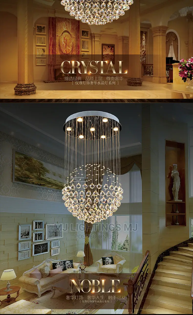 Modern Crystal Chandelier Light.