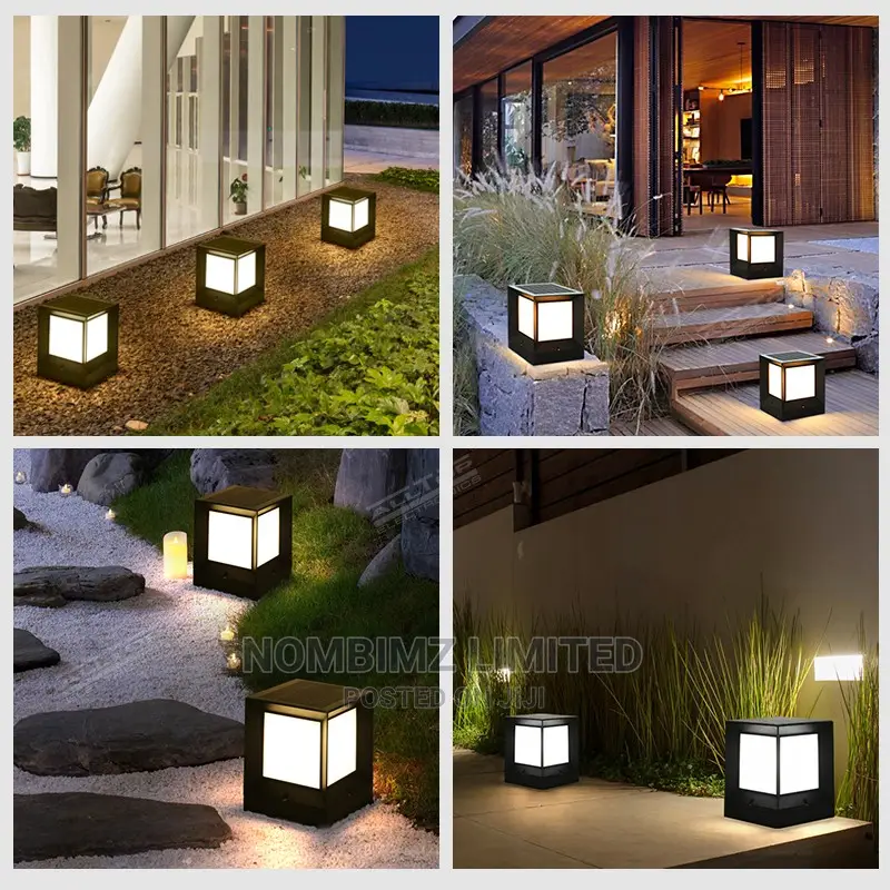Big All in One Die-Cast Solar Garden Lights/Gate Lamp