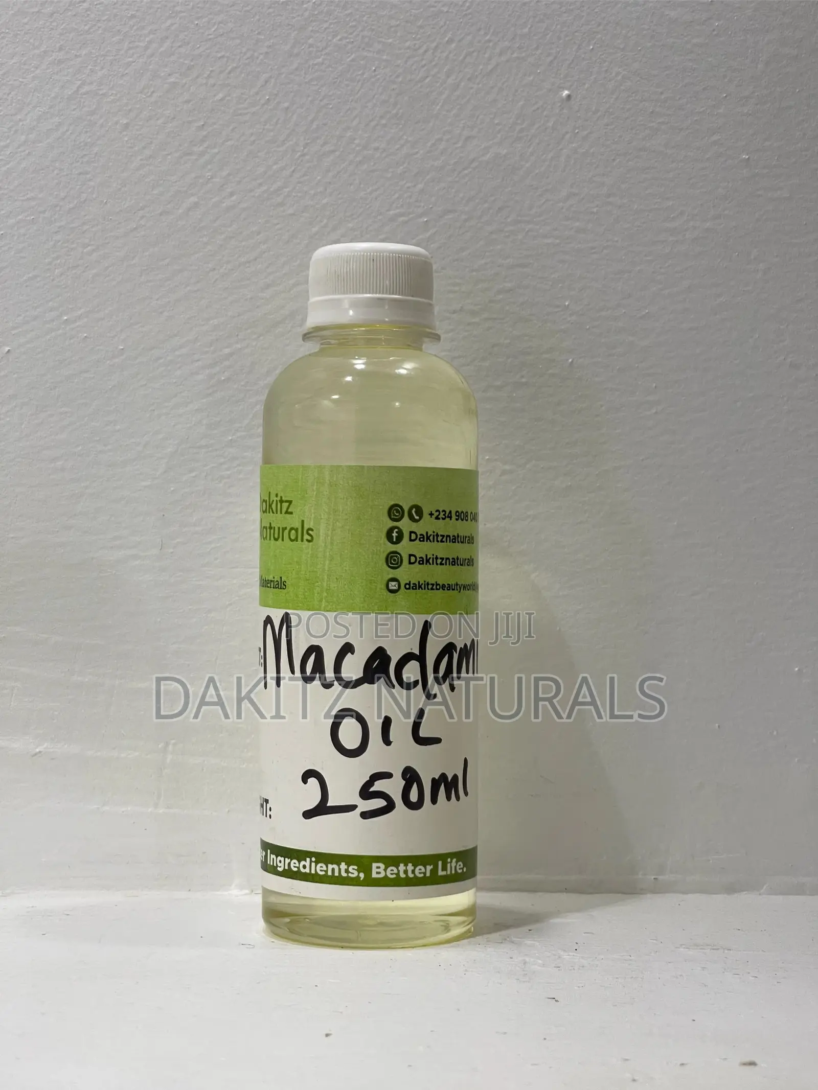 Macadamia Oil Coldpressed 250ml