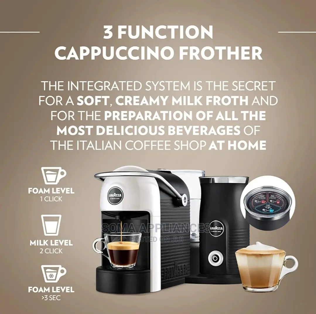 Lavazza A Modo Mio Jolie Milk Coffee Machine