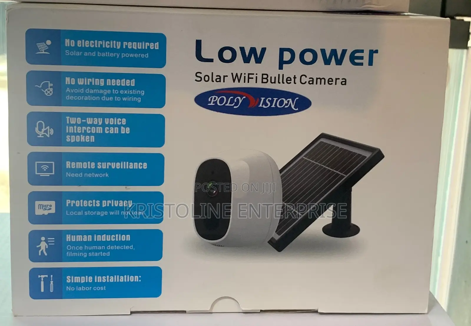 Low Power Solar Wi-Fi Bullet Camera