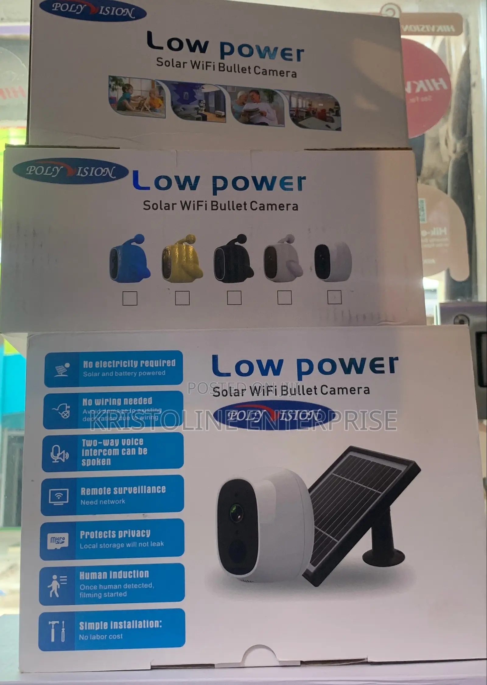 Low Power Solar Wi-Fi Bullet Camera
