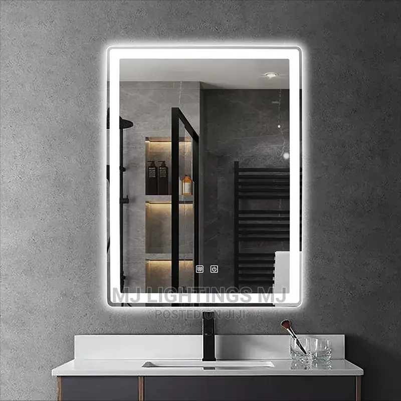 Led Light Bathroom Mirror Modern Switch.