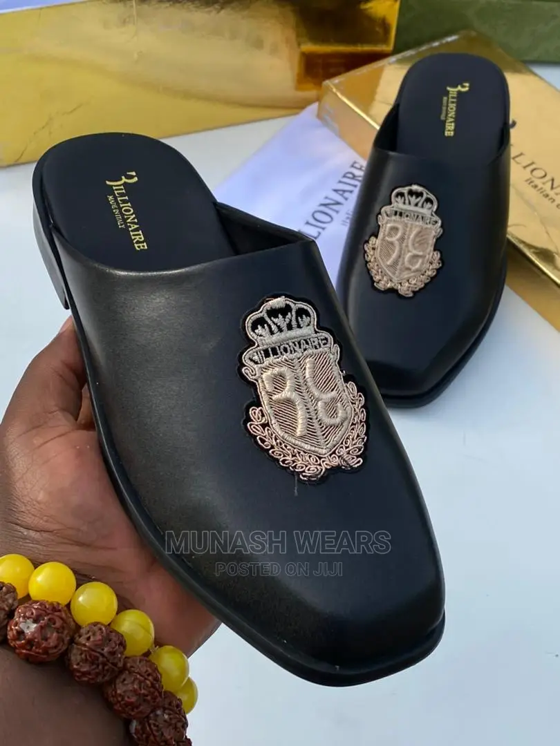 Billionaire Leather Half Shoe