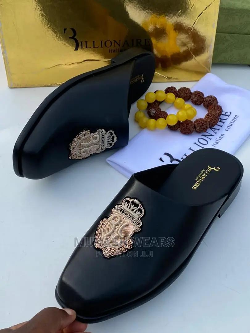 Billionaire Leather Half Shoe